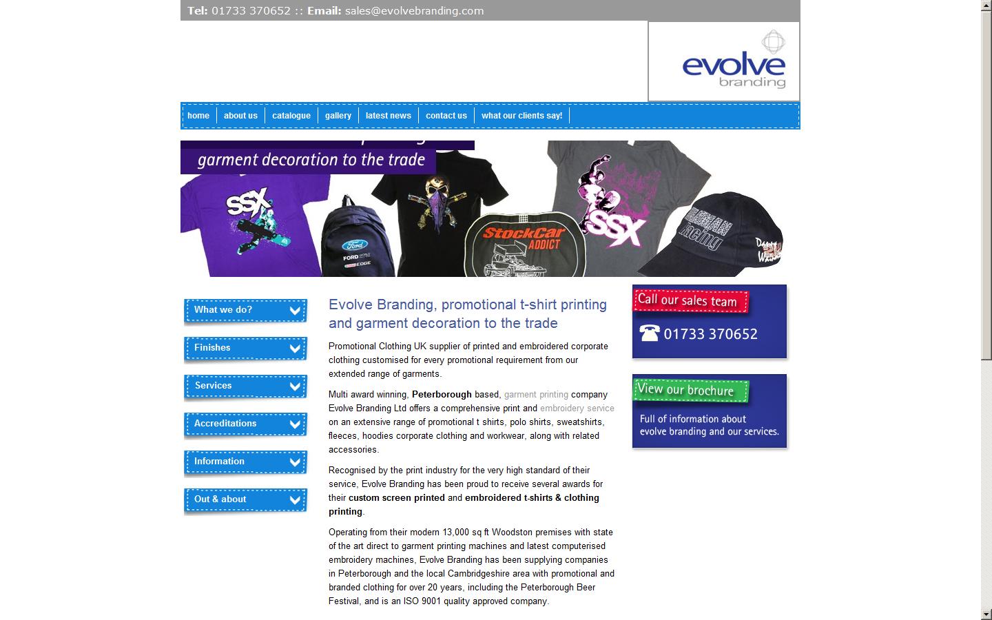 Evolve Branding Website