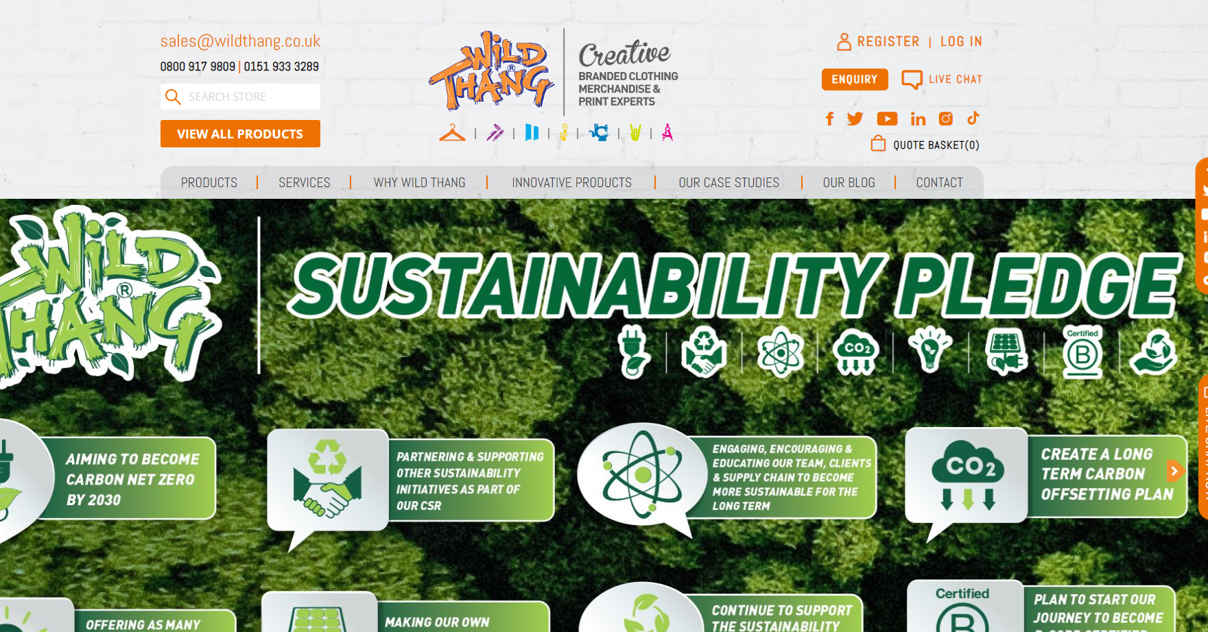 Wild Thang Website