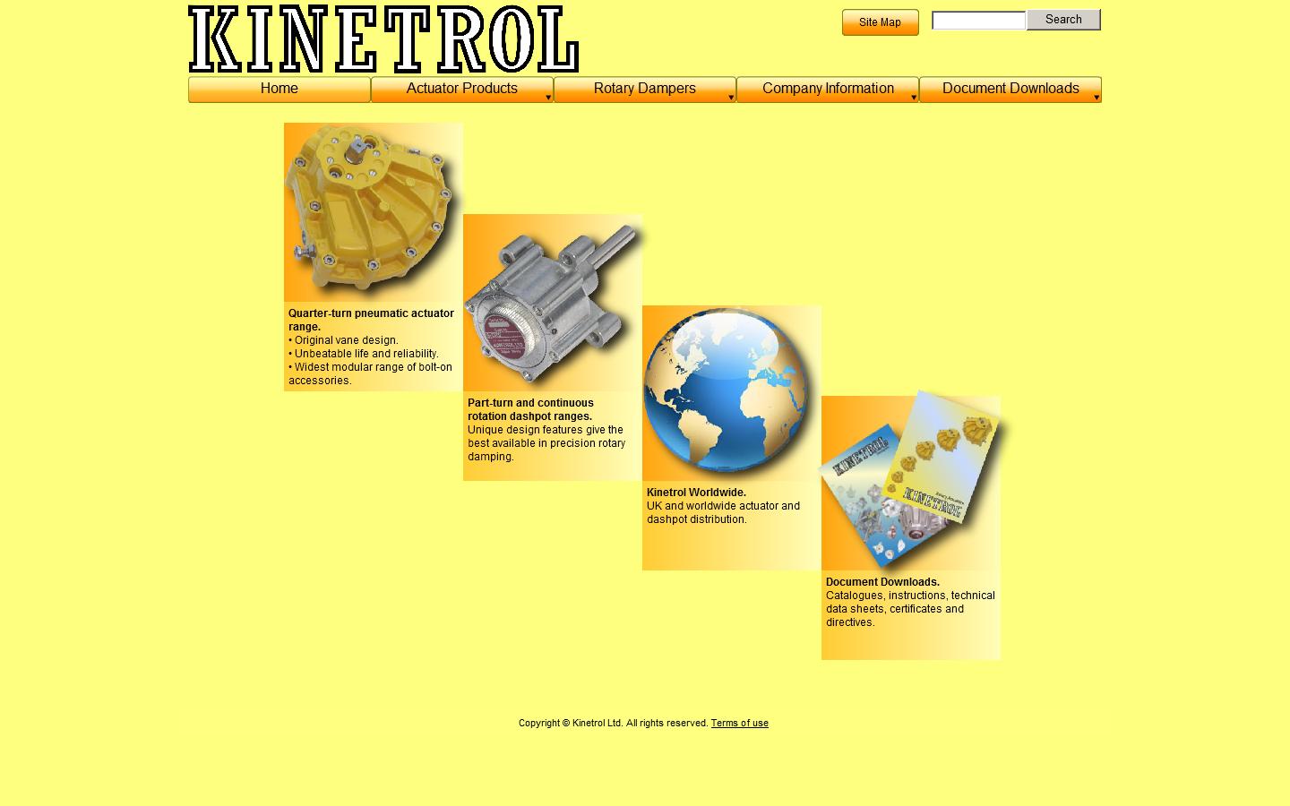 Kinetrol Ltd Website