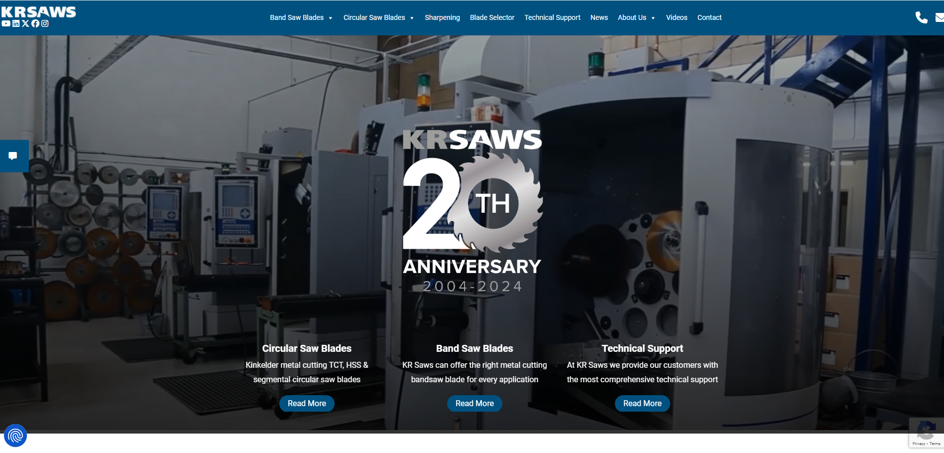 KR Saws Ltd  Website