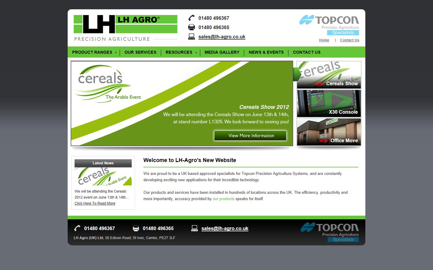 LH Agro (UK) Ltd Website