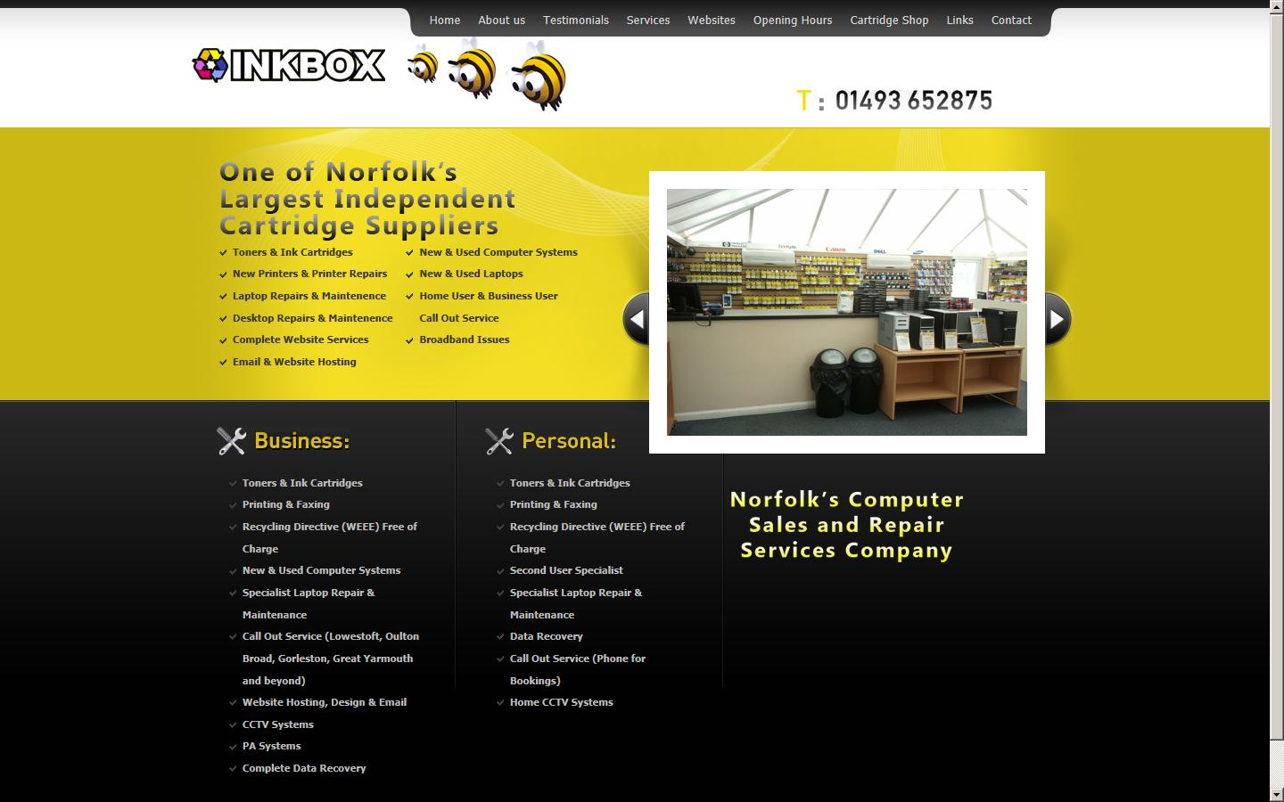 Inkbox (Uk) Ltd Website
