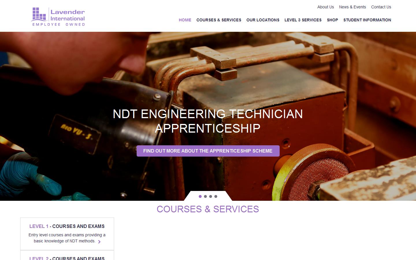 Lavender International  Website