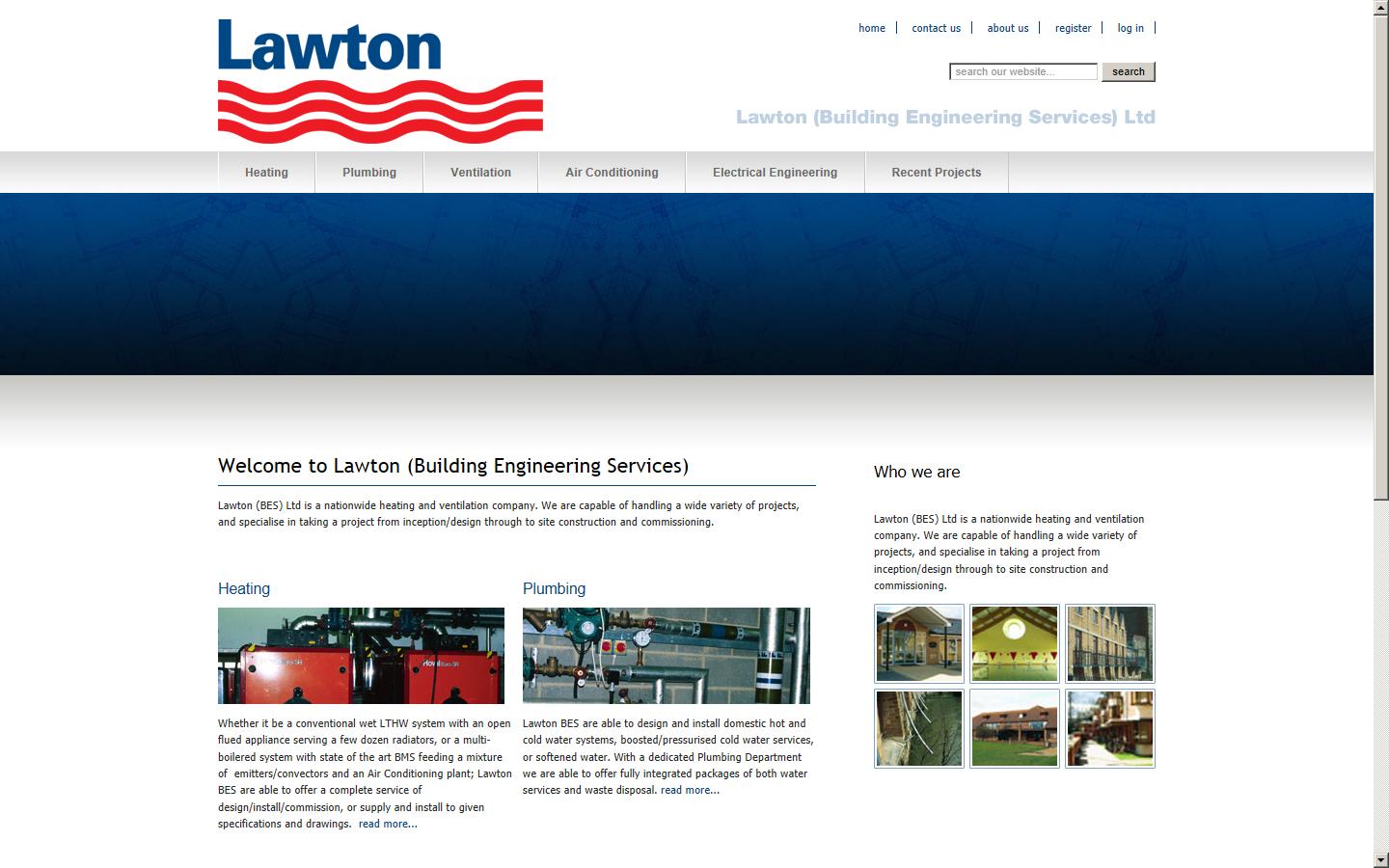 Lawton (Building and Engineering Services) Limited Website