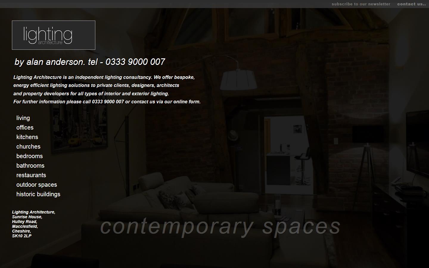 Lighting Architecture  Website