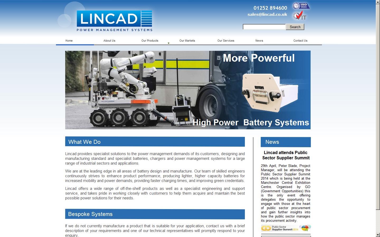 Lincad Ltd Website