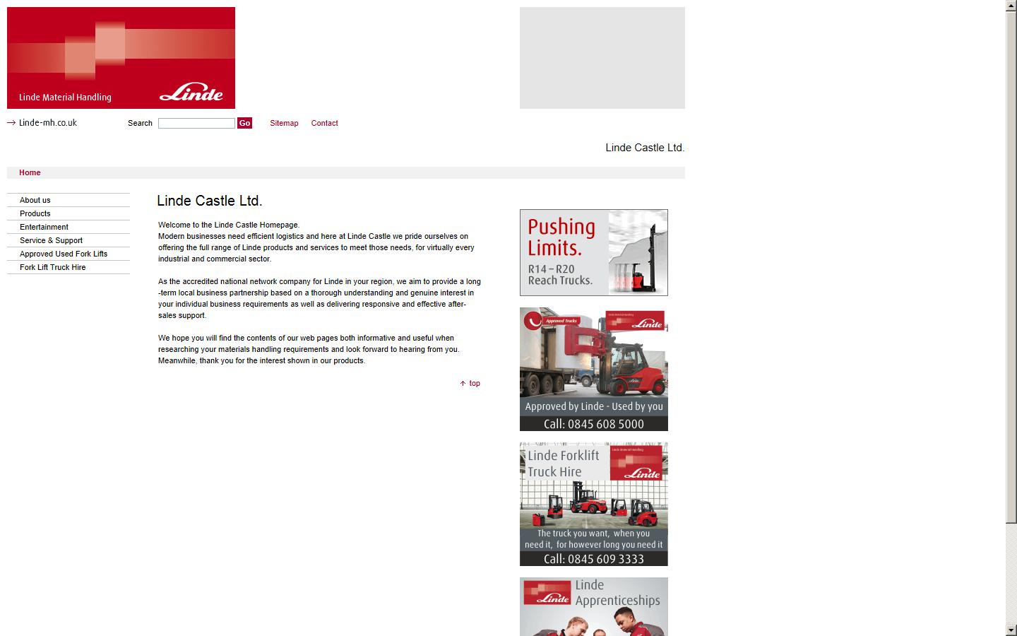 Linde Castle Ltd. Website