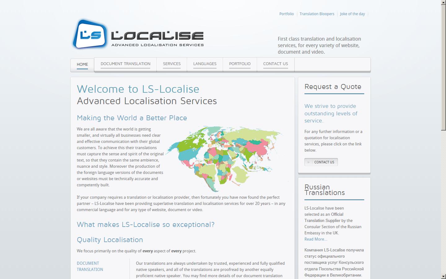 LS-Localise Website