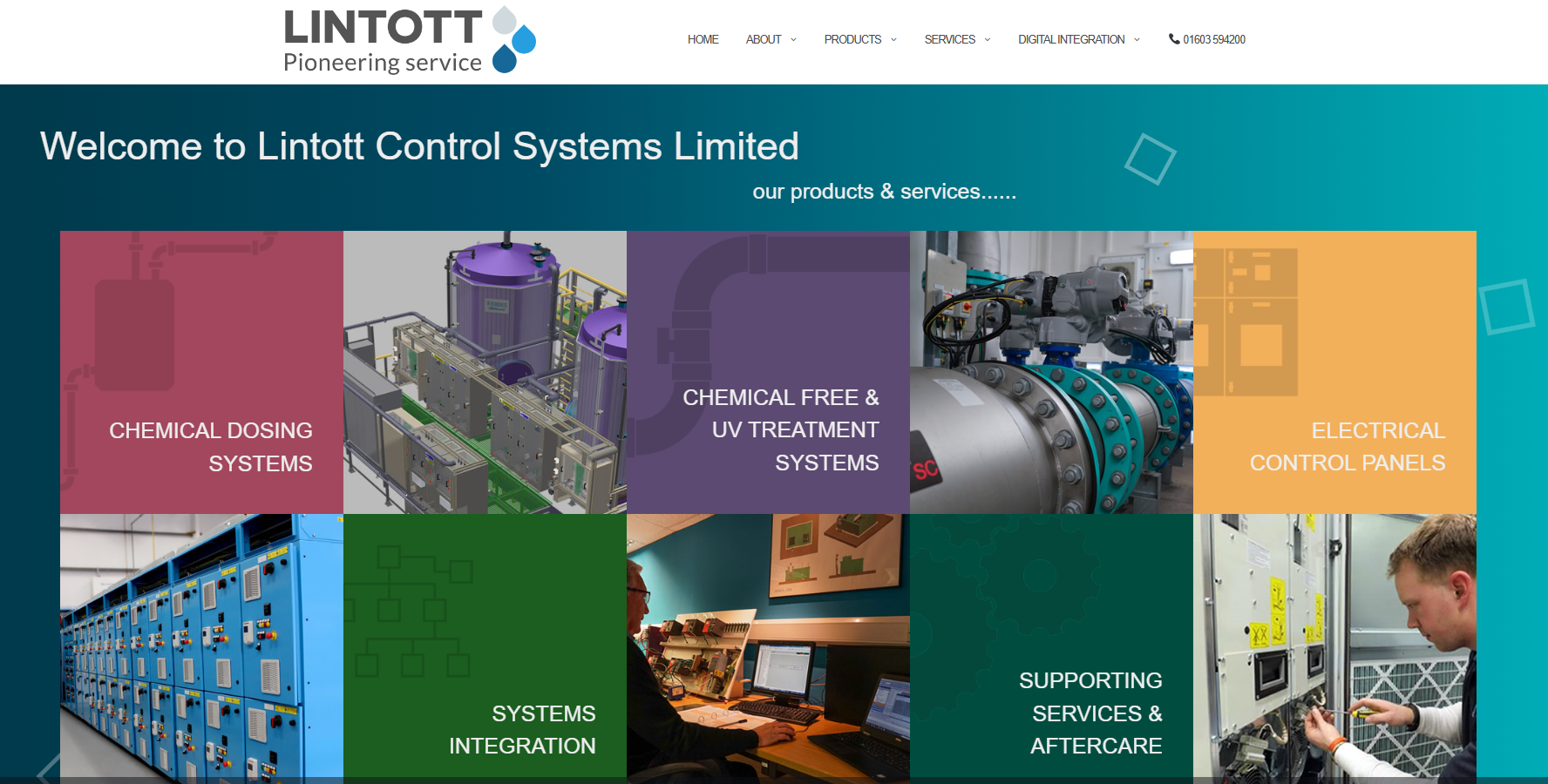Lintott Control Systems Limited Website