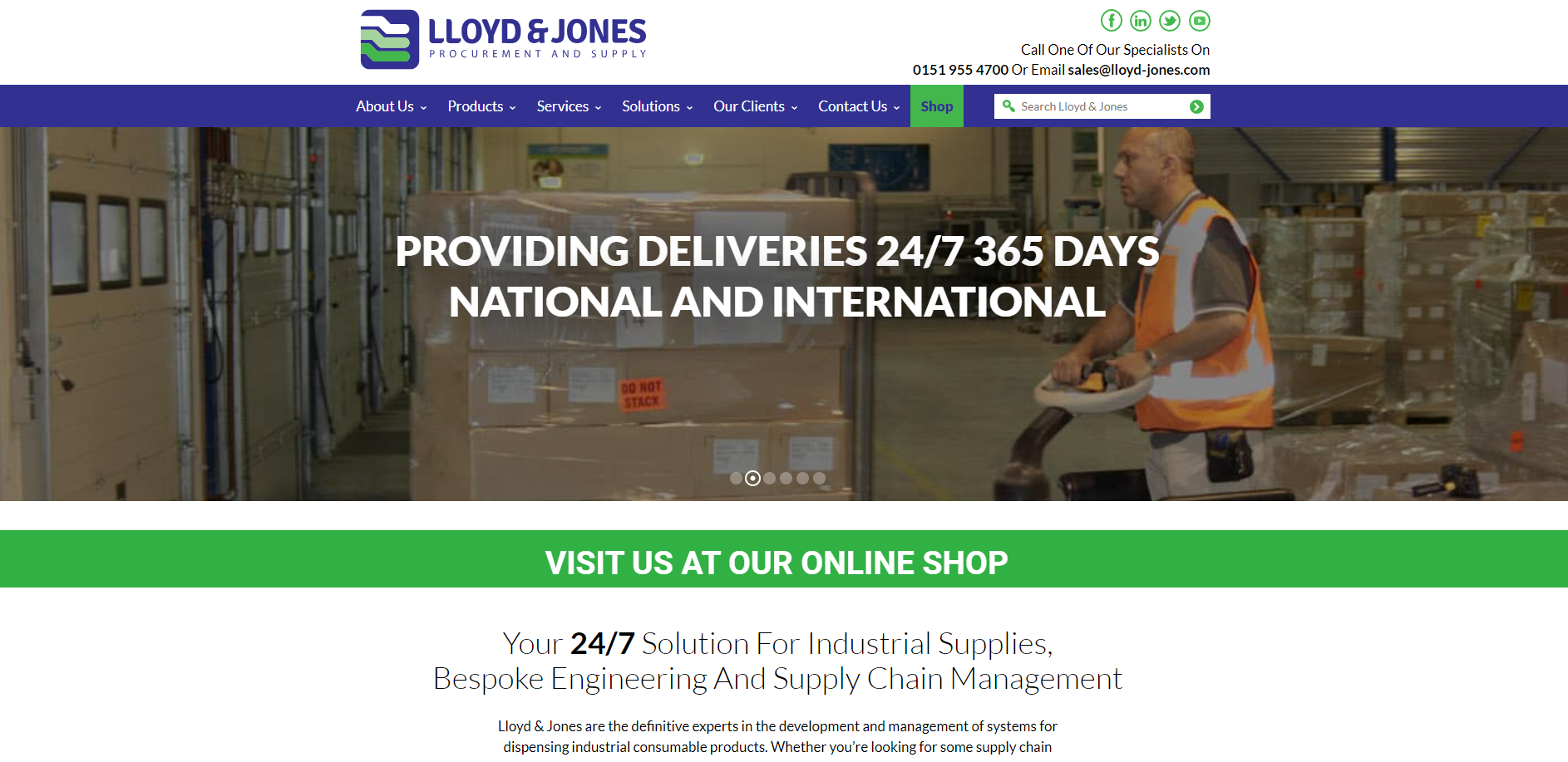 LLOYD & JONES ENGINEERS LIMITED Website