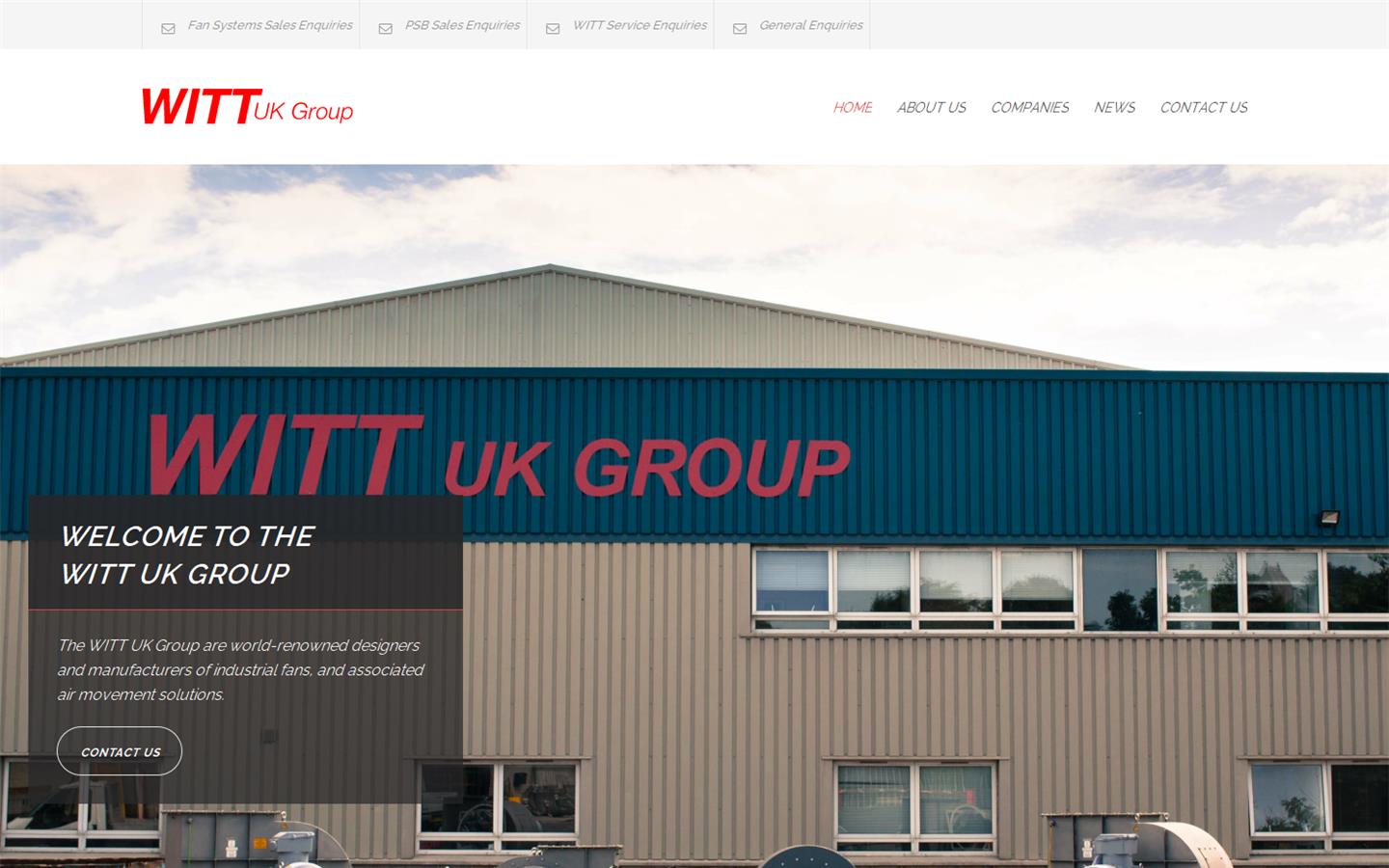 The London Fan Company (Fan Systems Group Ltd) Website