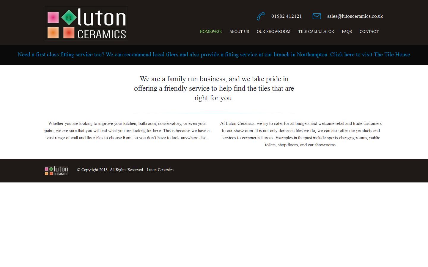 Luton Ceramic Tile Co. Ltd Website