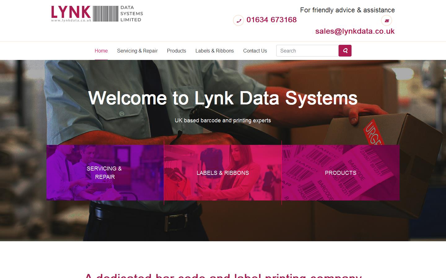 Lynk Data Systems Ltd Website