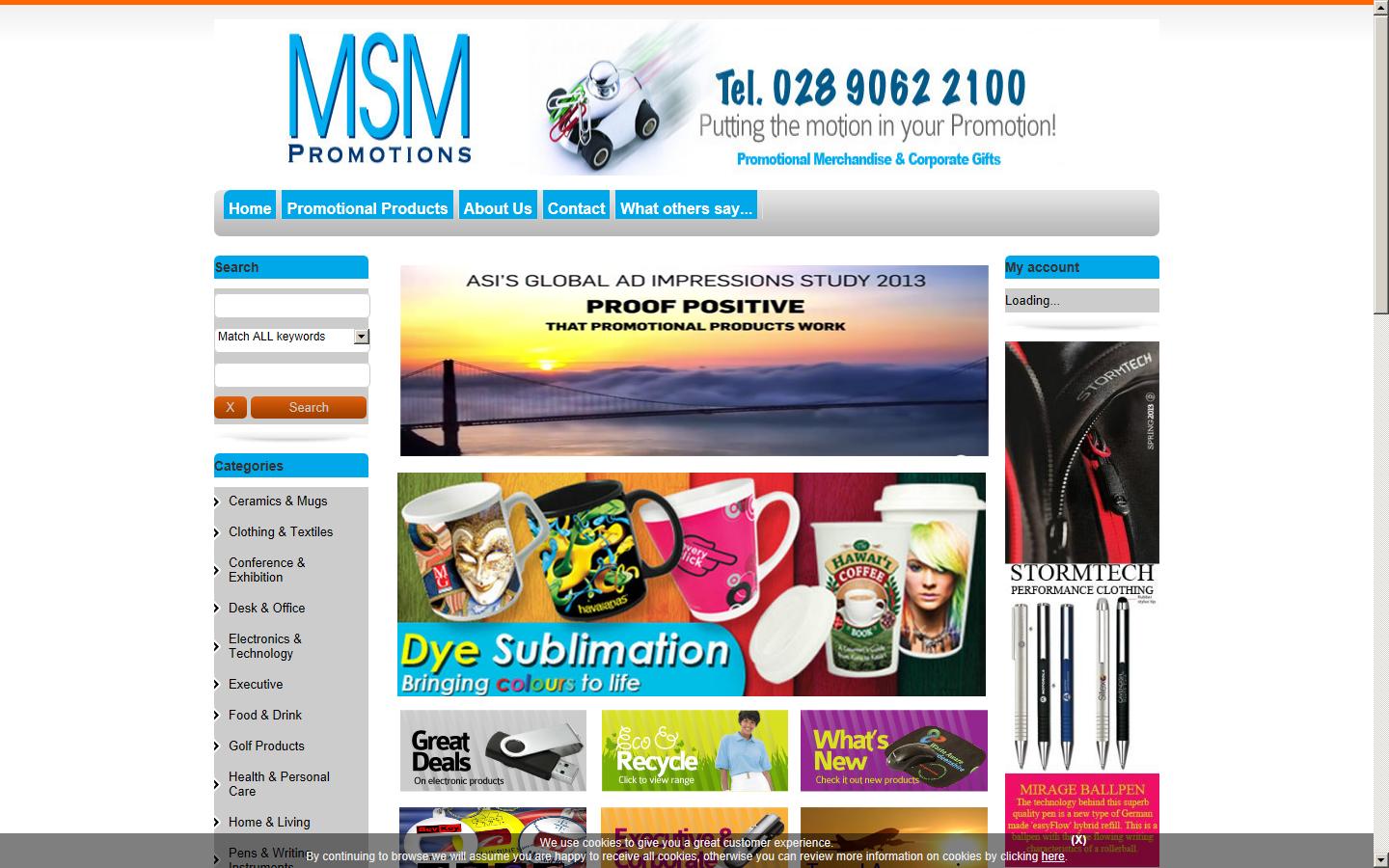 MSM Promotions Website