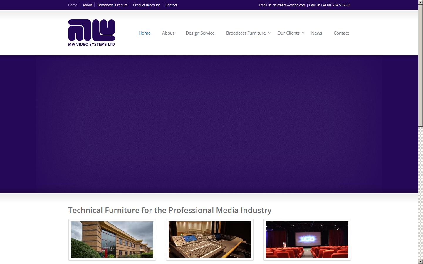 MW Video Systems Ltd. Website