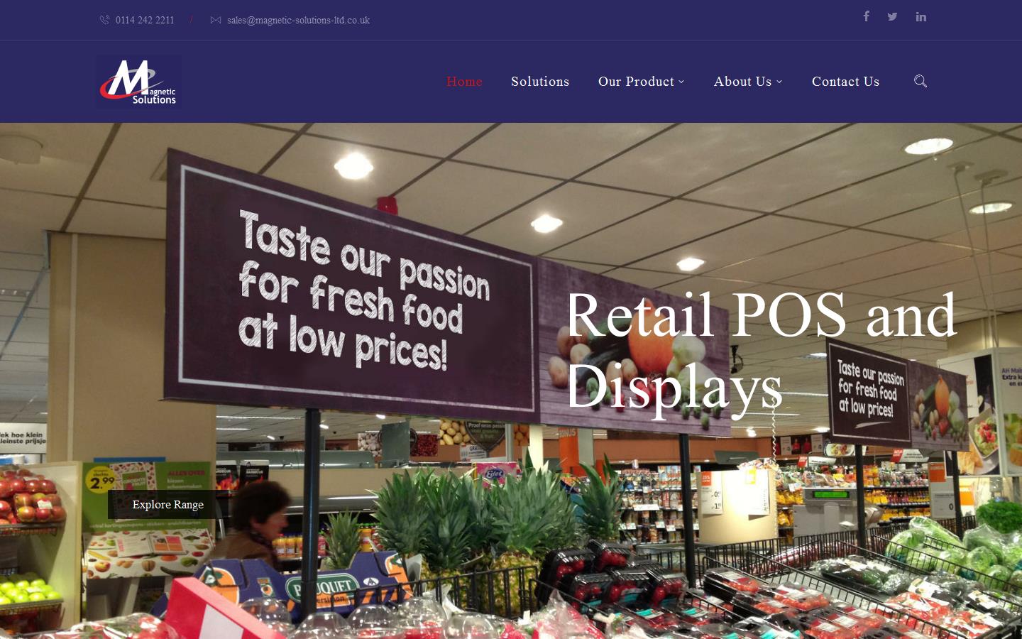 Magnetic Solutions Ltd Website