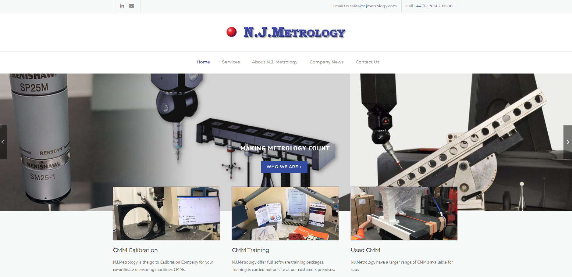 N.J.METROLOGY Website