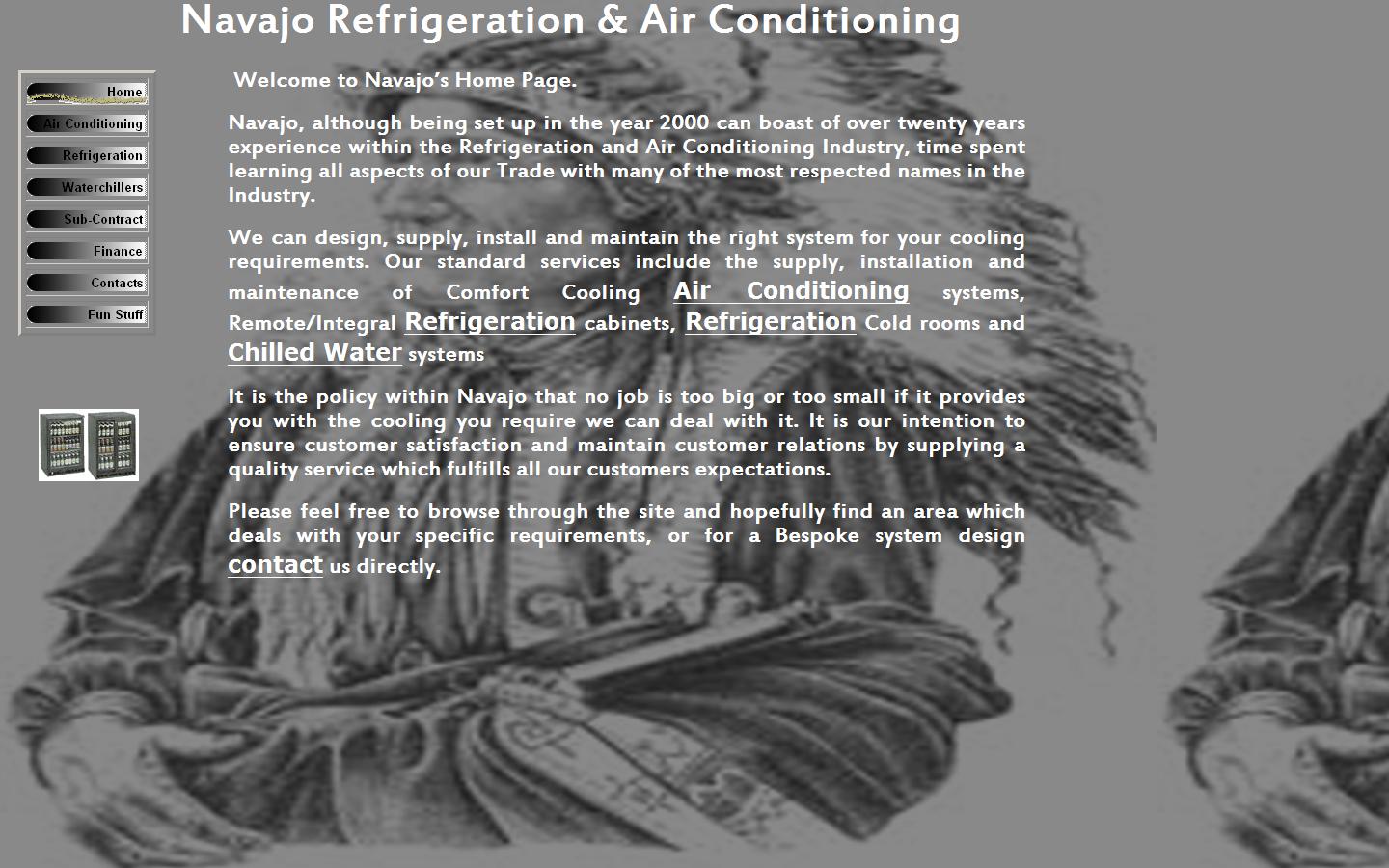 Navajo Refrigeration & Air Conditioning Website
