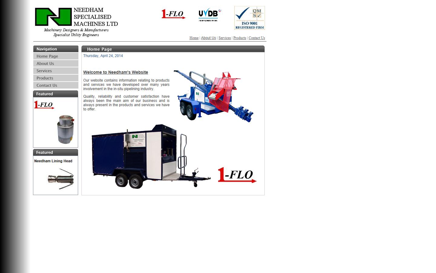 Needham Specialised Machines Ltd Website