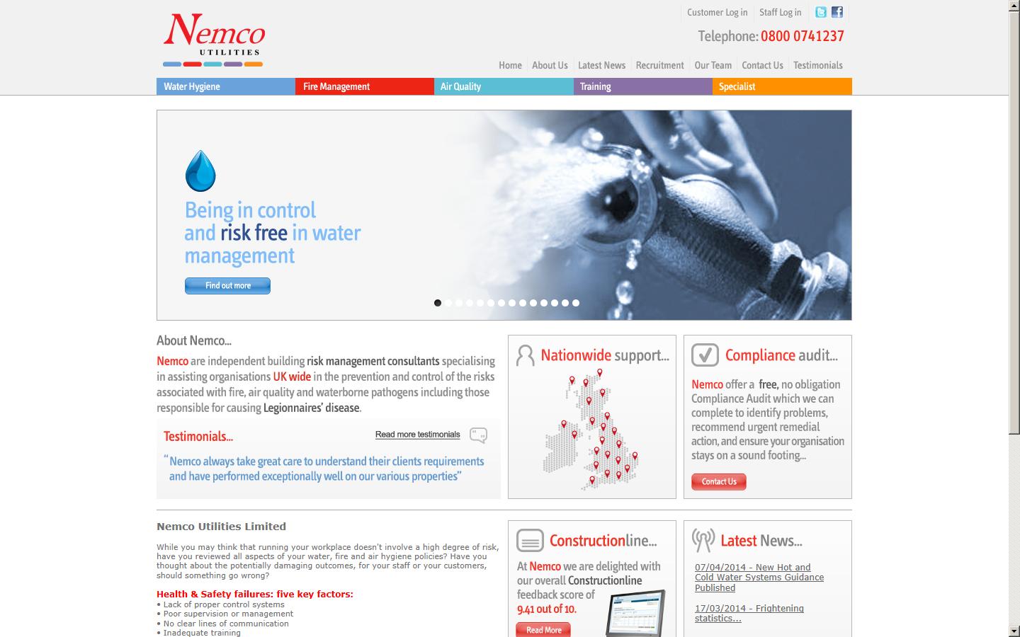 Nemco Utilities Ltd  Website