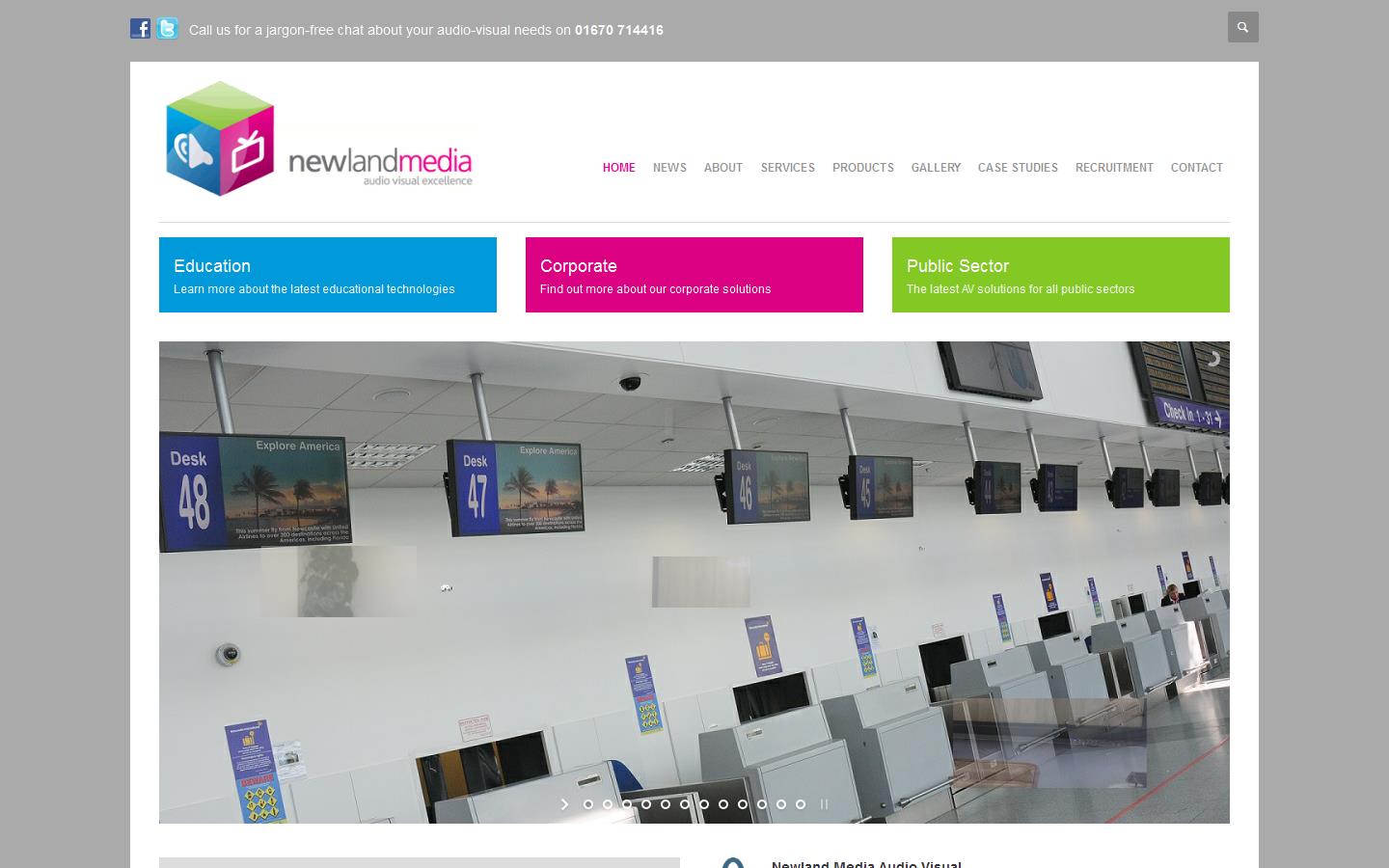 Newland Media Ltd Website