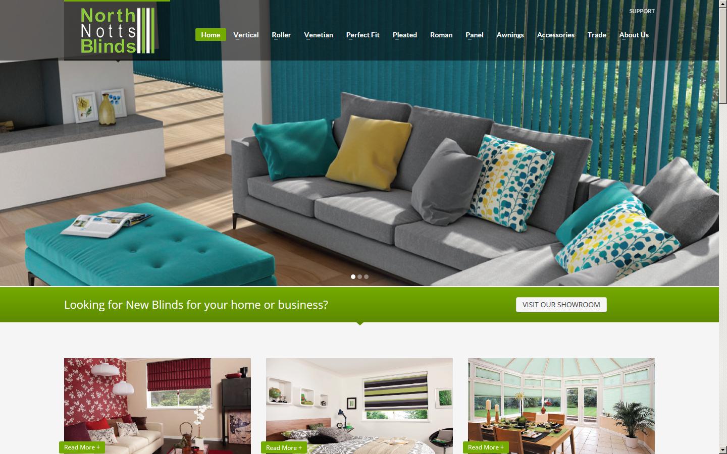 North Notts Blinds Website