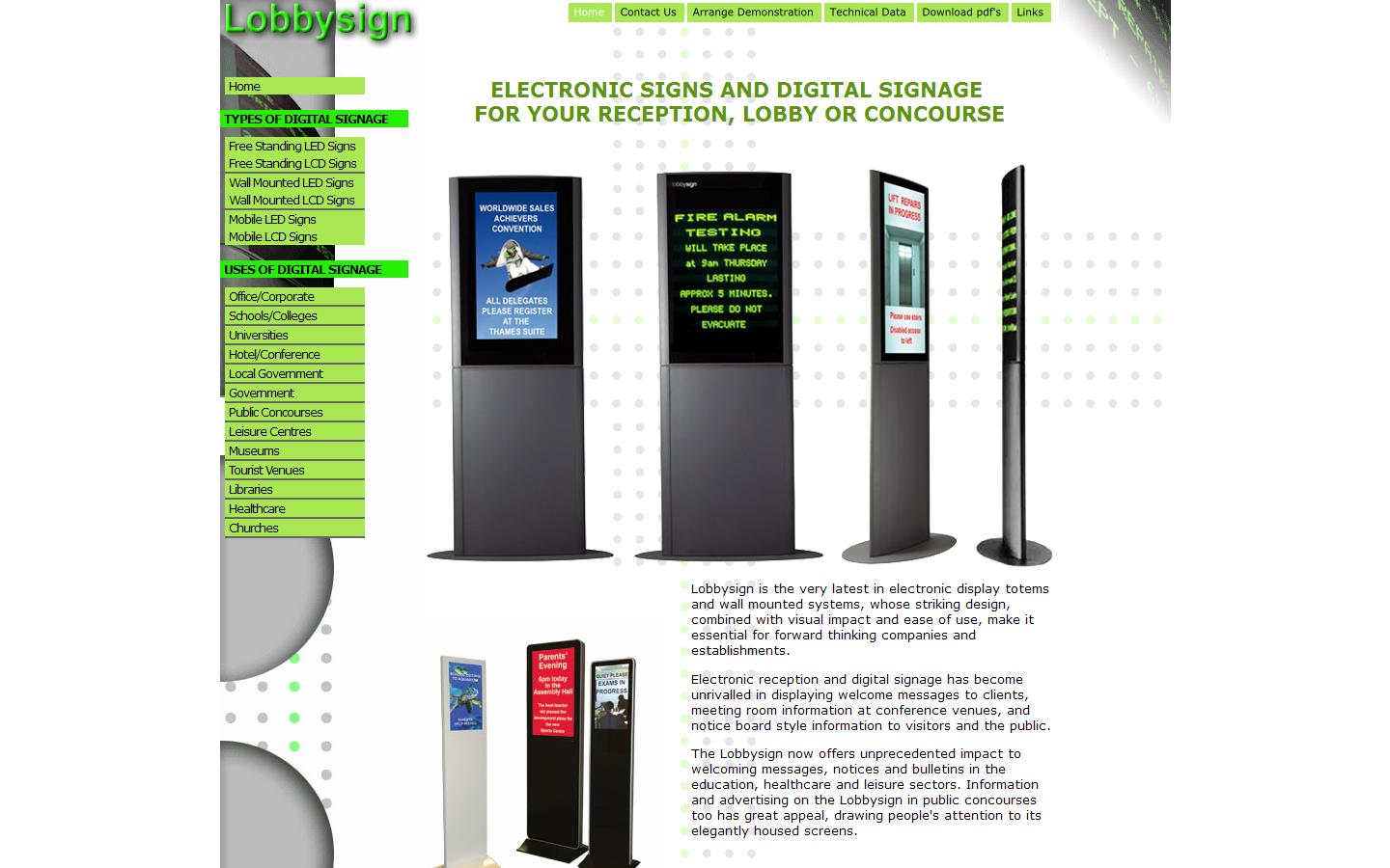 Brackenbury Lobby Sign H&S Website