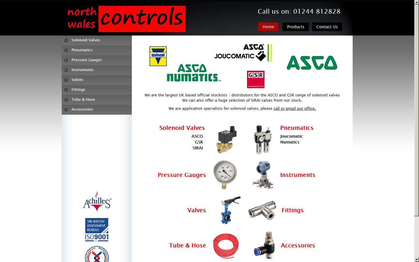 North Wales Controls  Website