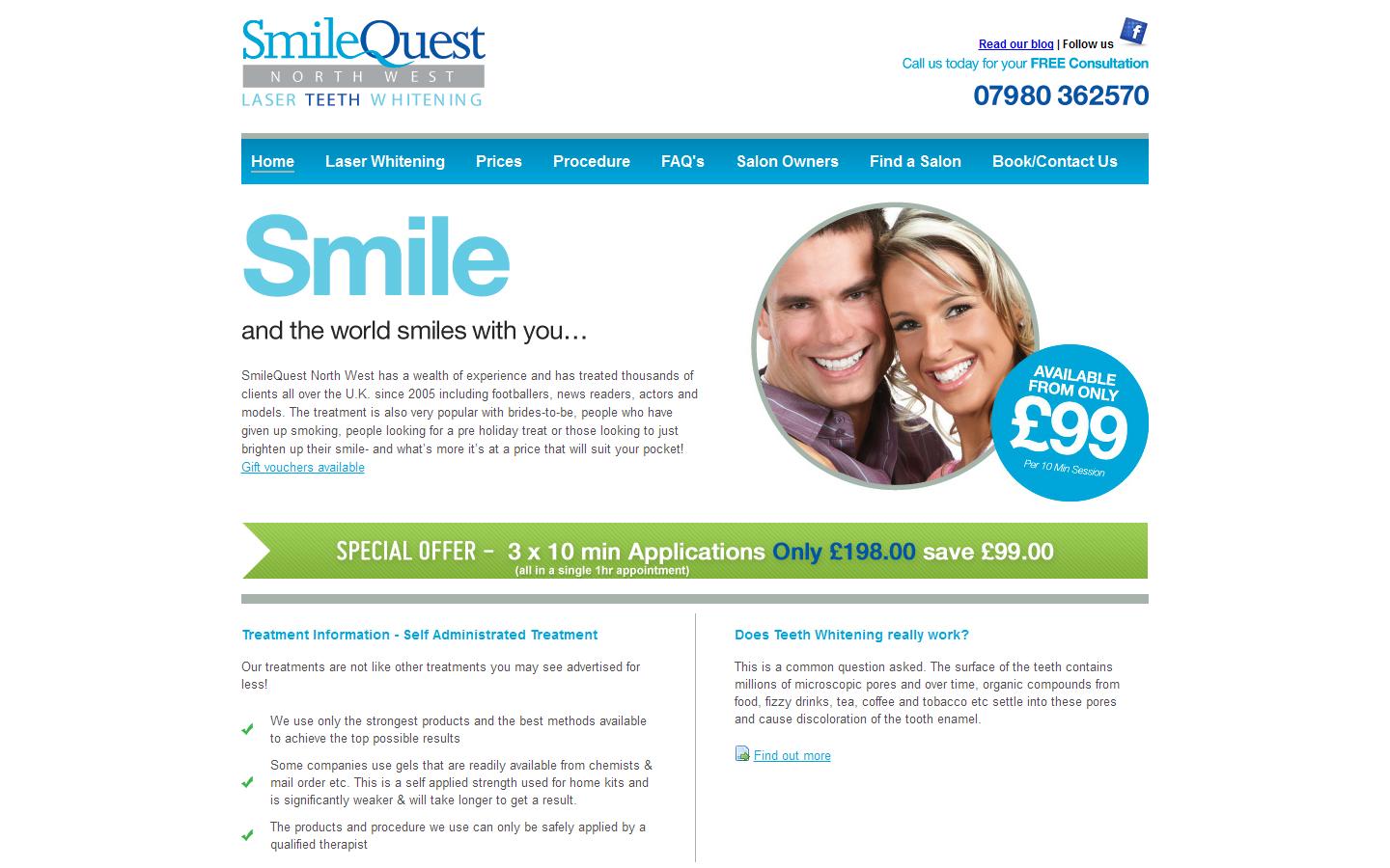 Smile Quest Website