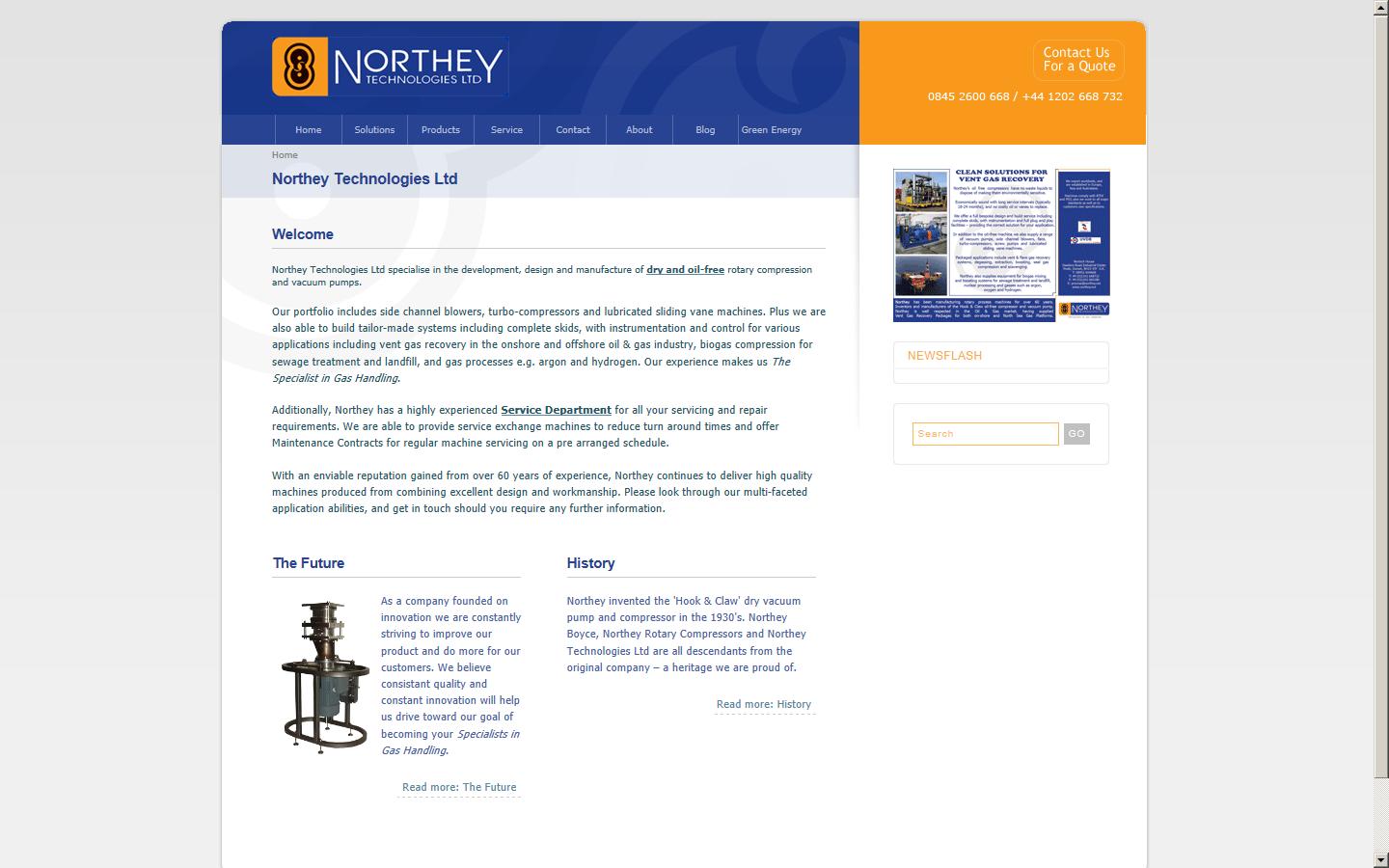 Northey Technologies Ltd  Website