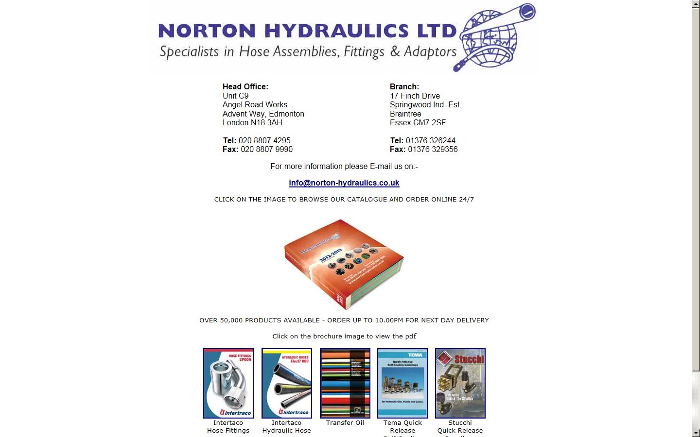 Norton Hydraulics & Co. Ltd  Website