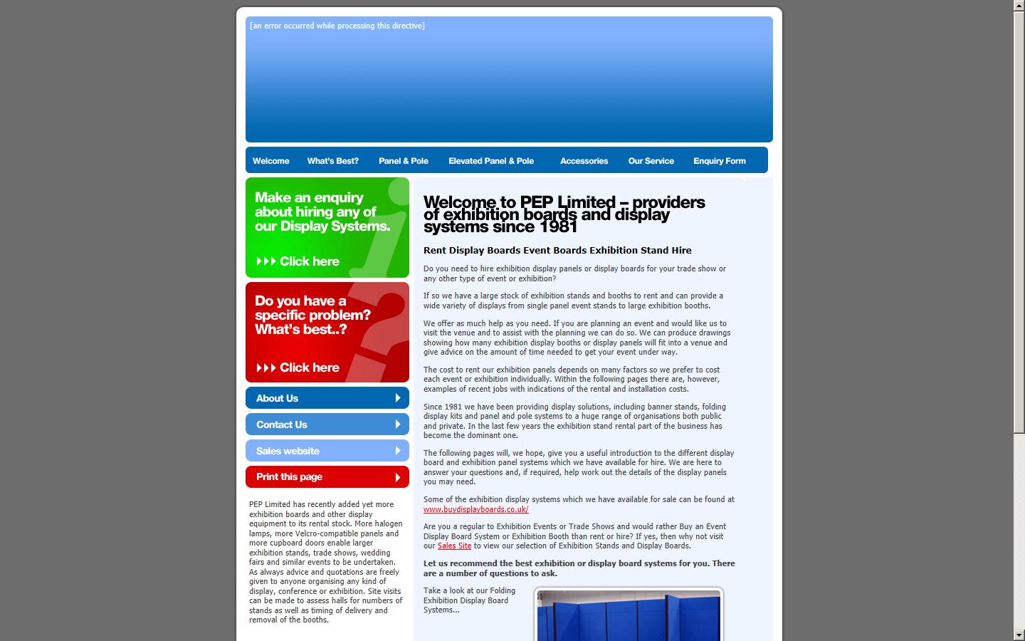 PEP Limited  Website