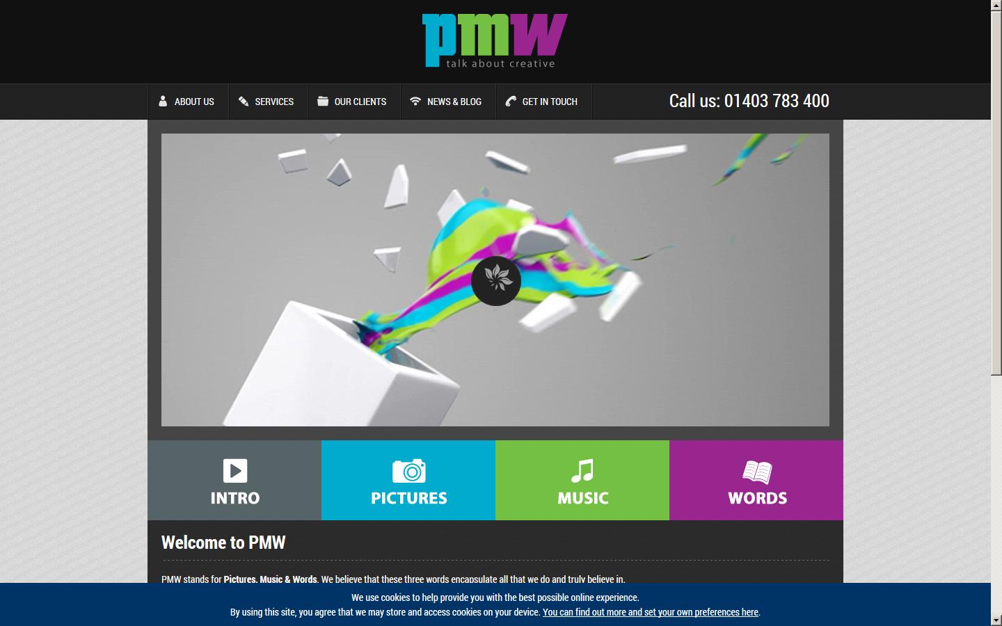 PMW Communications Website