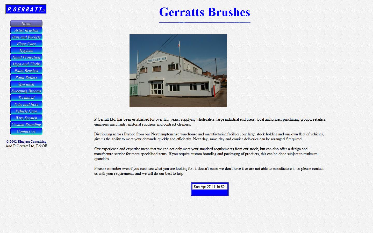 P Gerratt Ltd Website