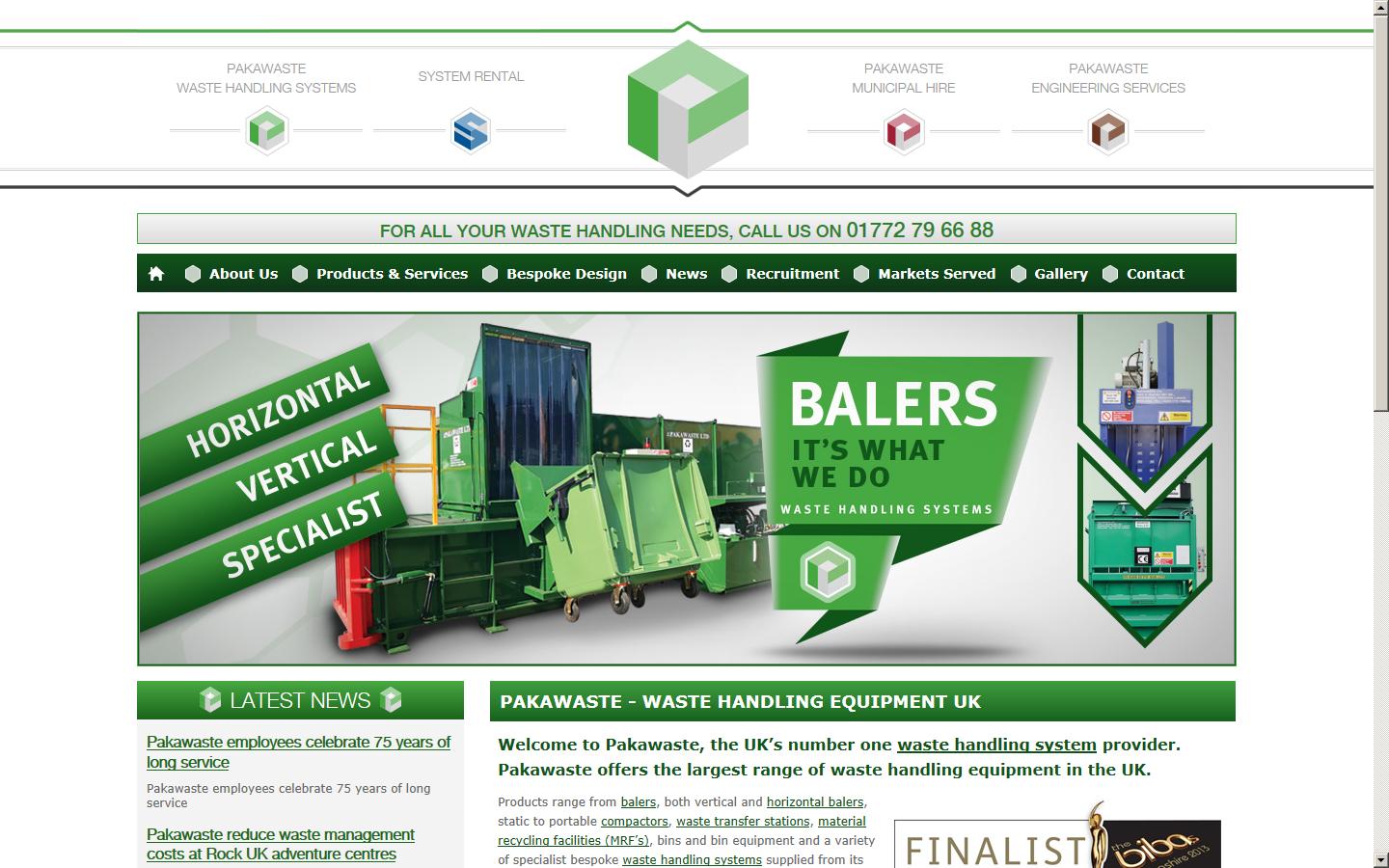 Pakawaste Ltd Website