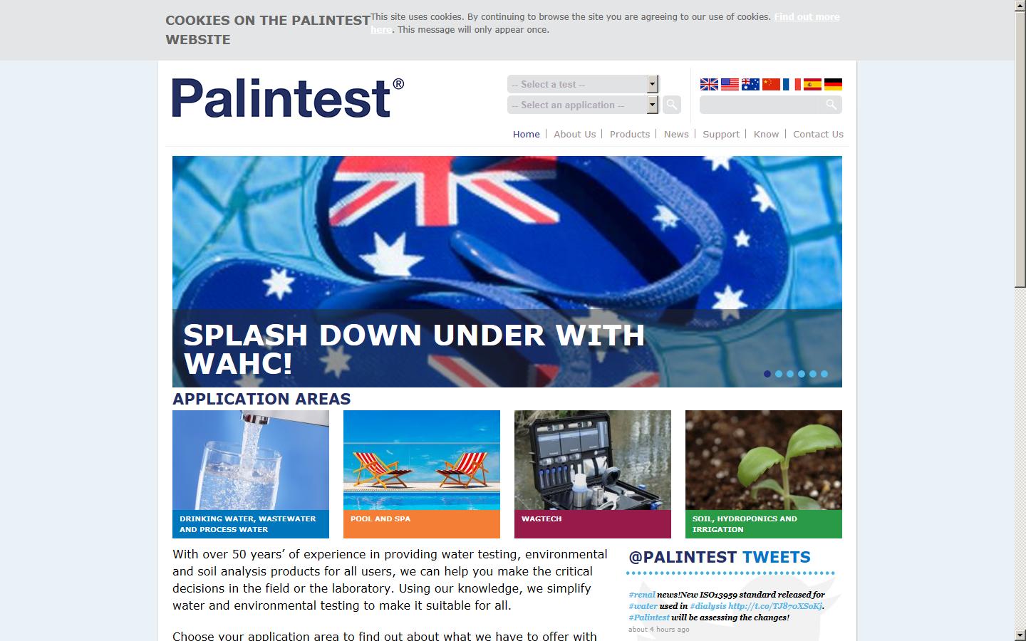 Palintest Ltd Website