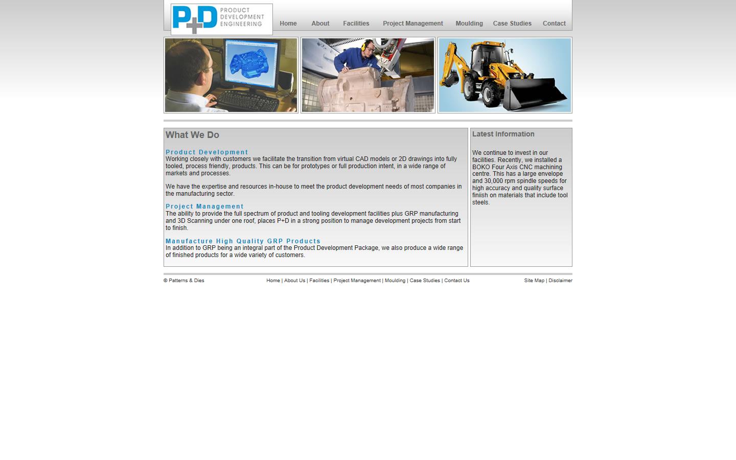 Patterns and Dies Limited Website