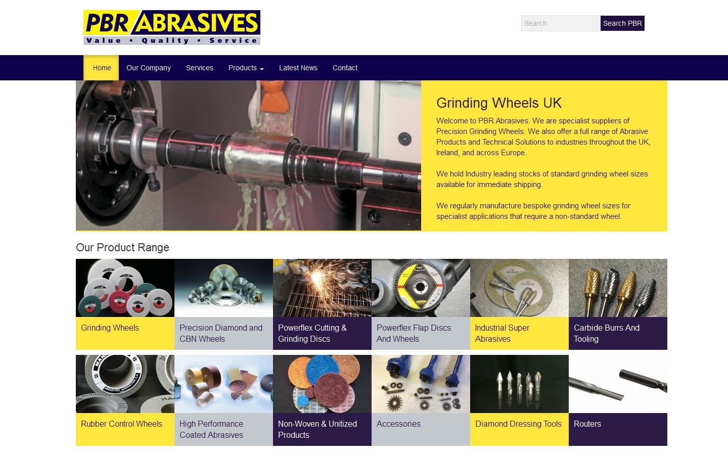 P B R Ltd Website