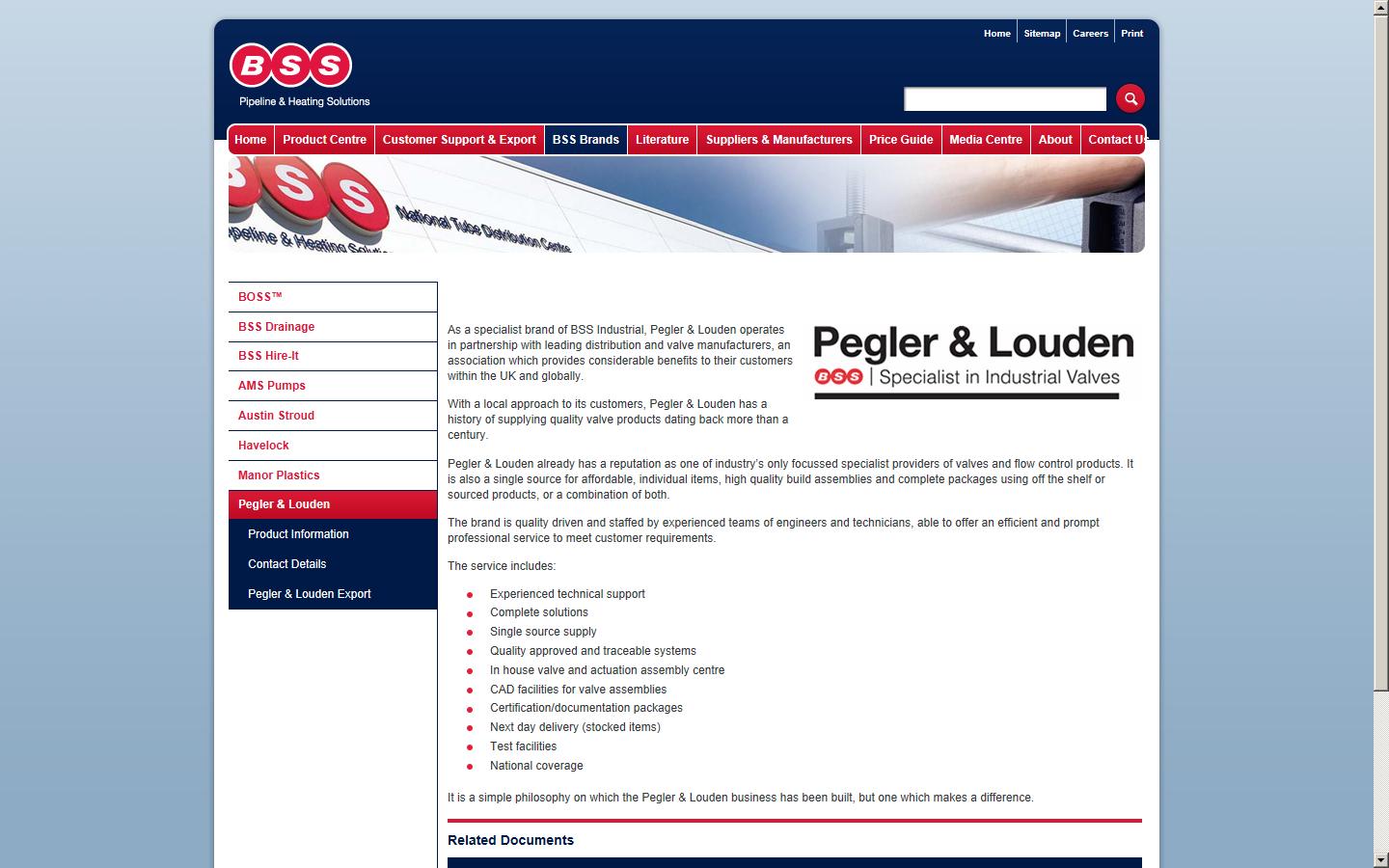 Pegler & Louden Ltd Website