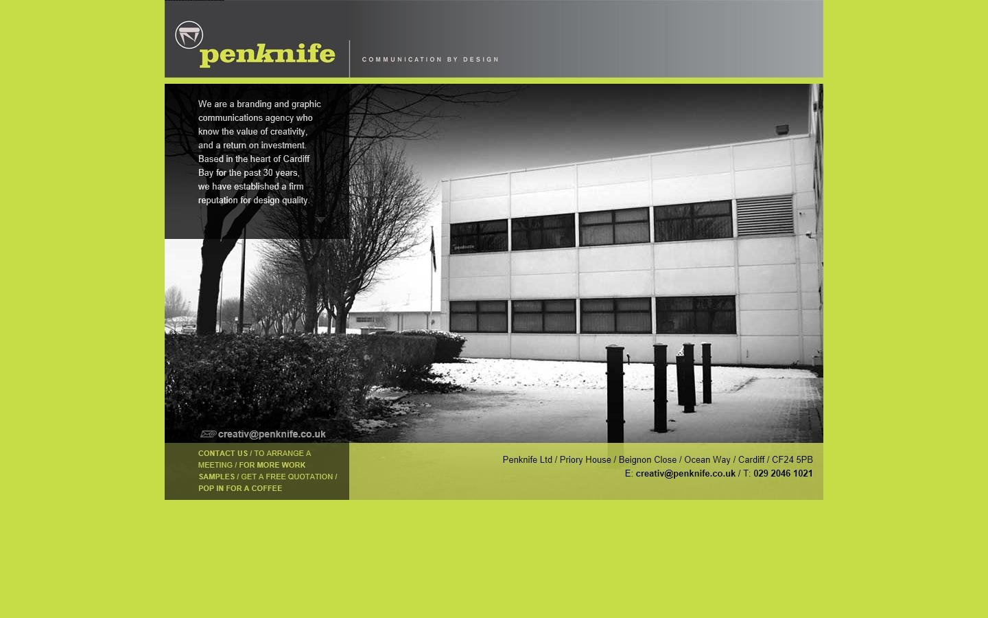 Penknife Ltd Website
