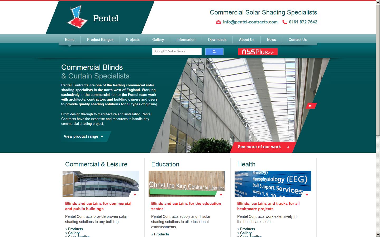 Pentel Contracts Ltd Website