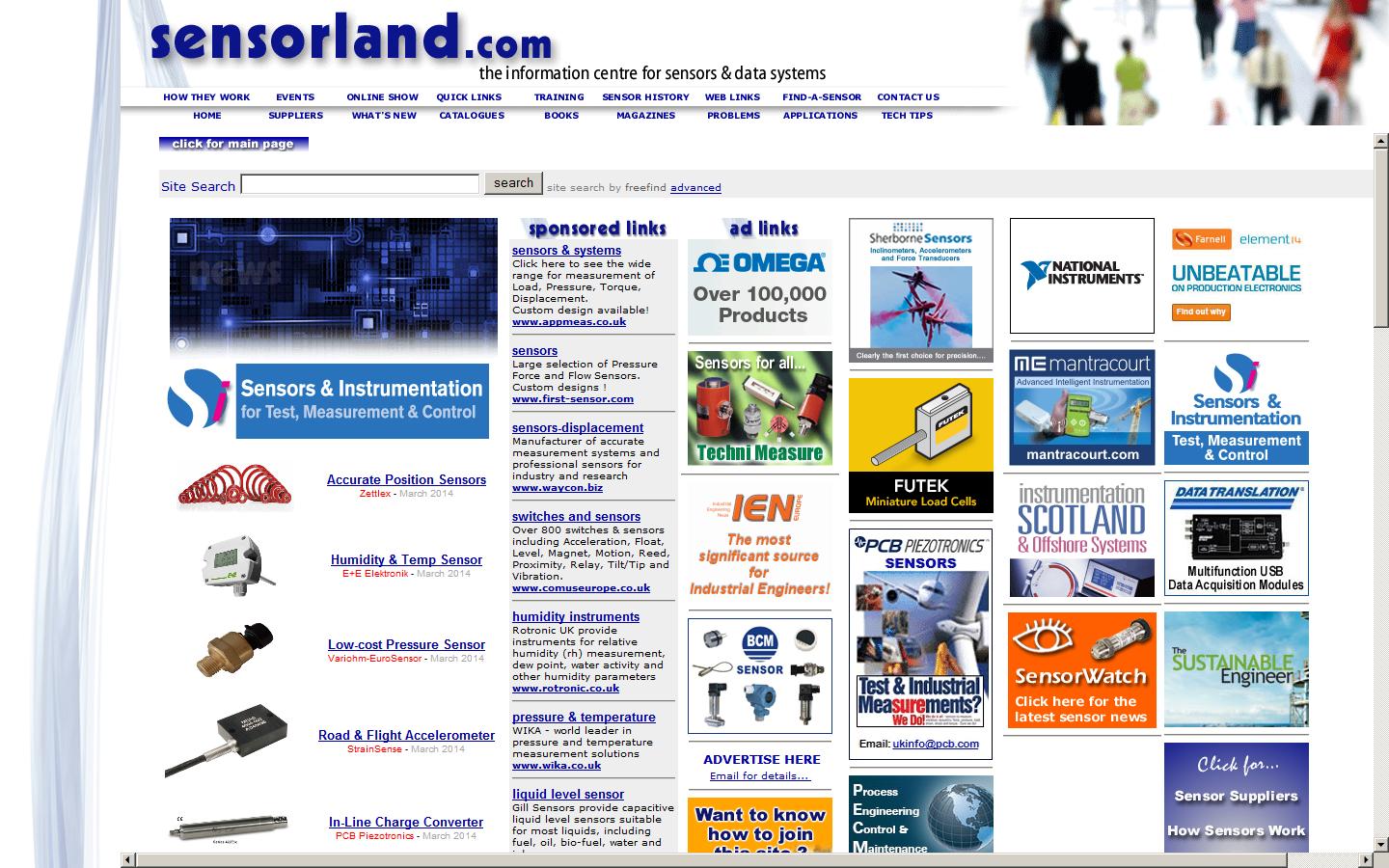 Sensorland Website