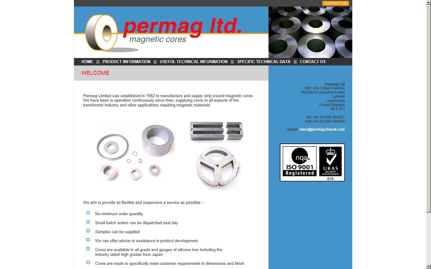 Permag Ltd Website