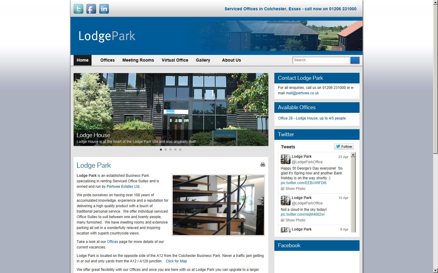 Pertwee Estates Ltd Website