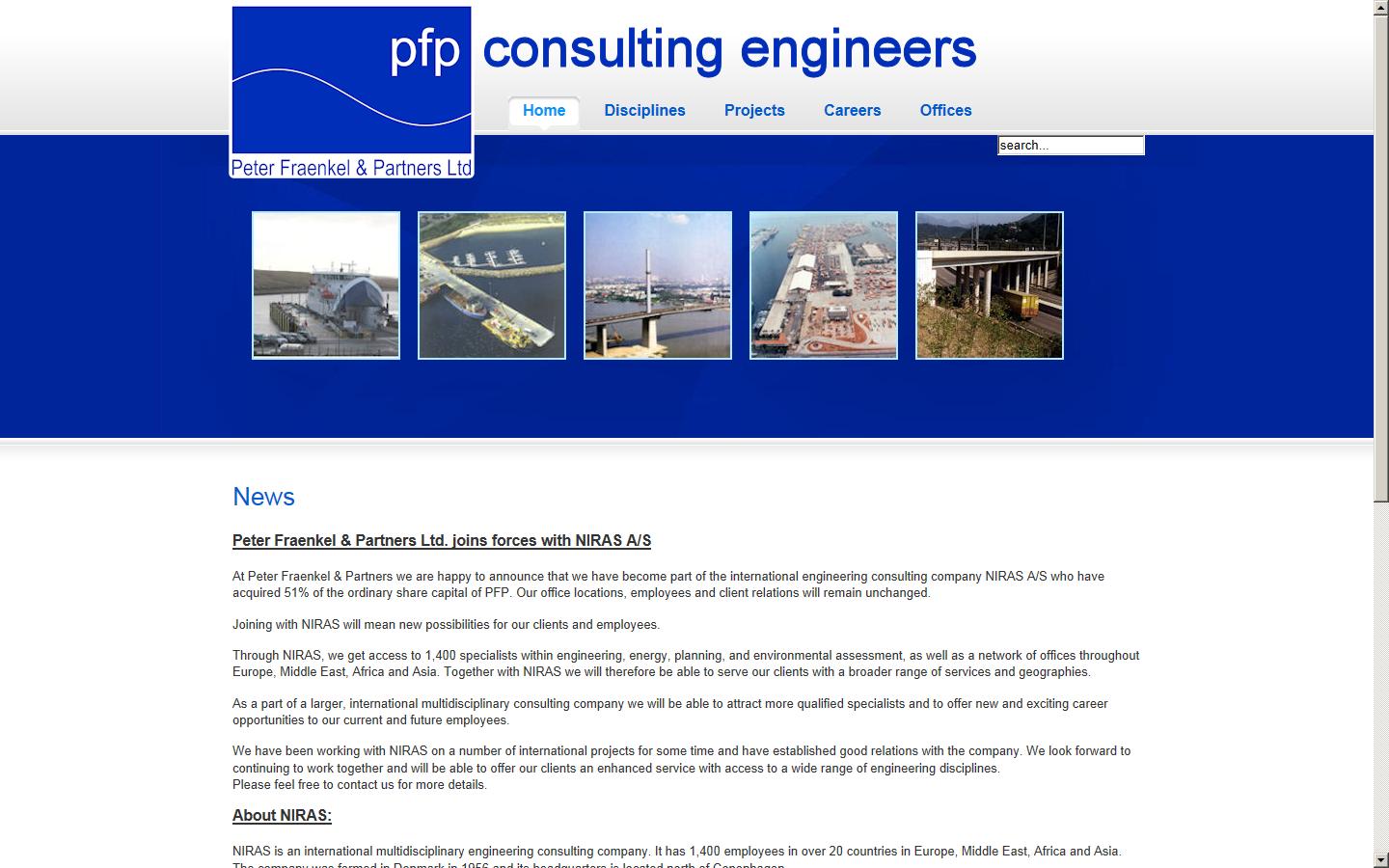 Peter Fraenkel & Partners Ltd Website