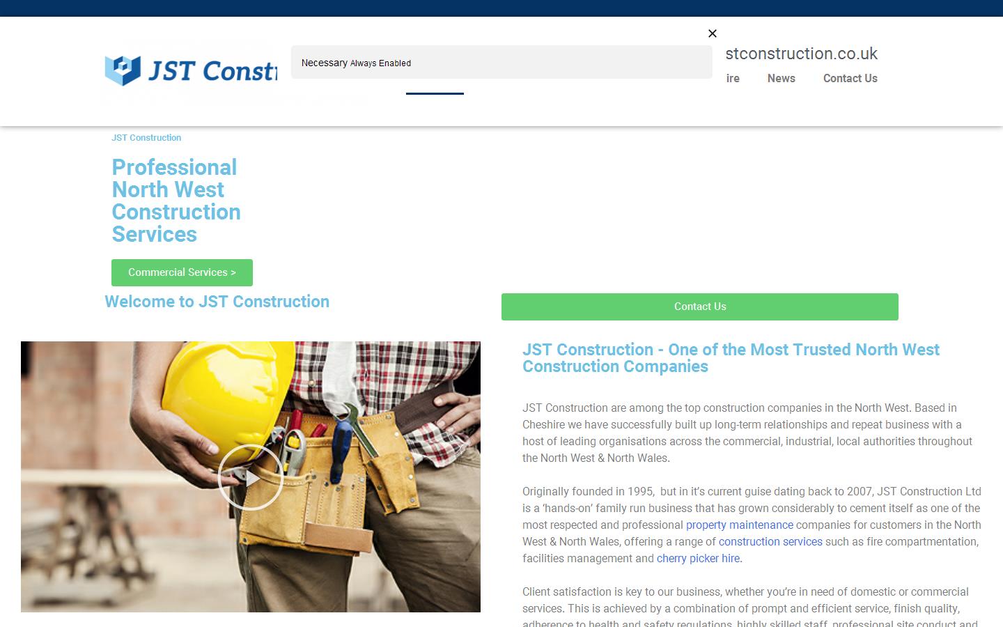 JST Construction Ltd Website