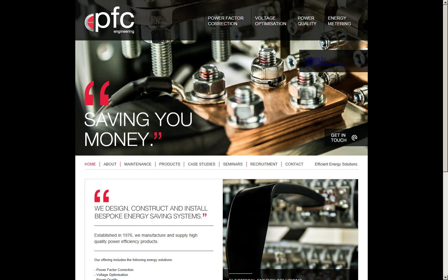 PFC Engineering Ltd. Website
