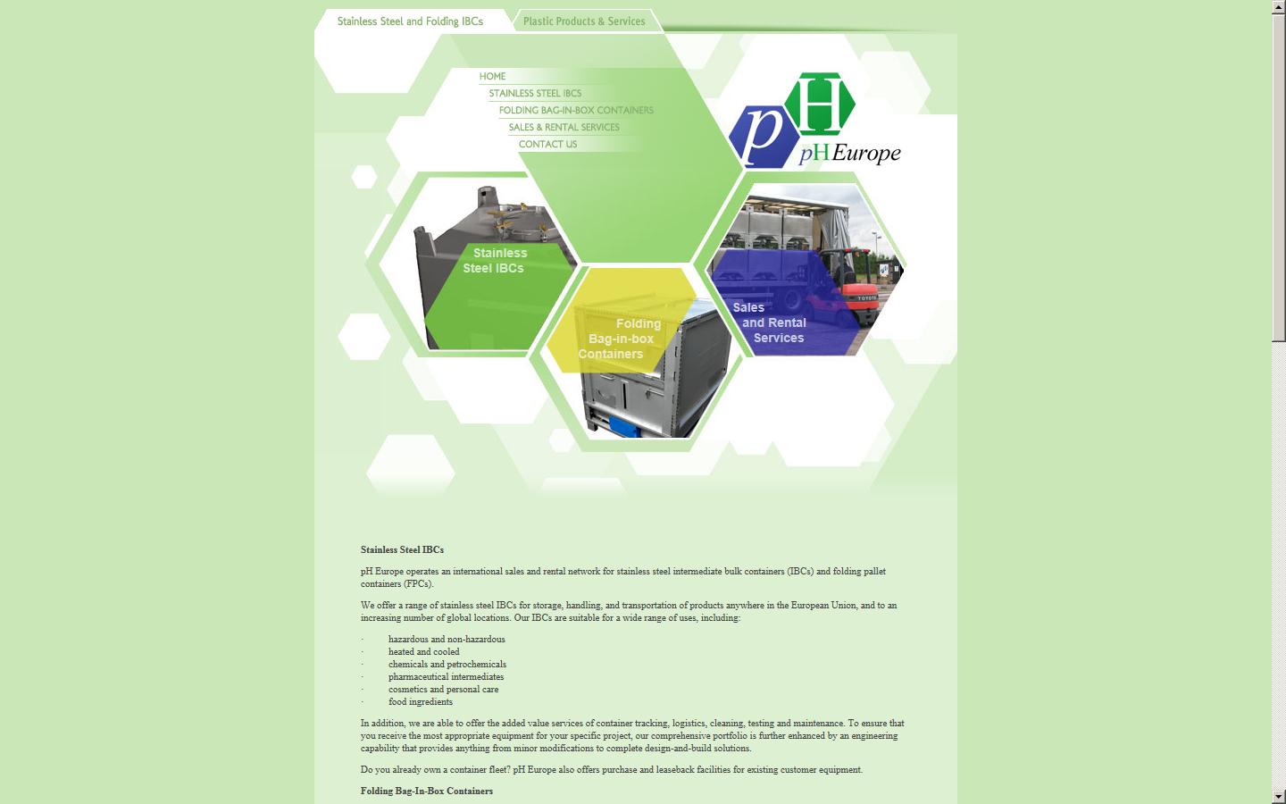 pH Europe Ltd Website