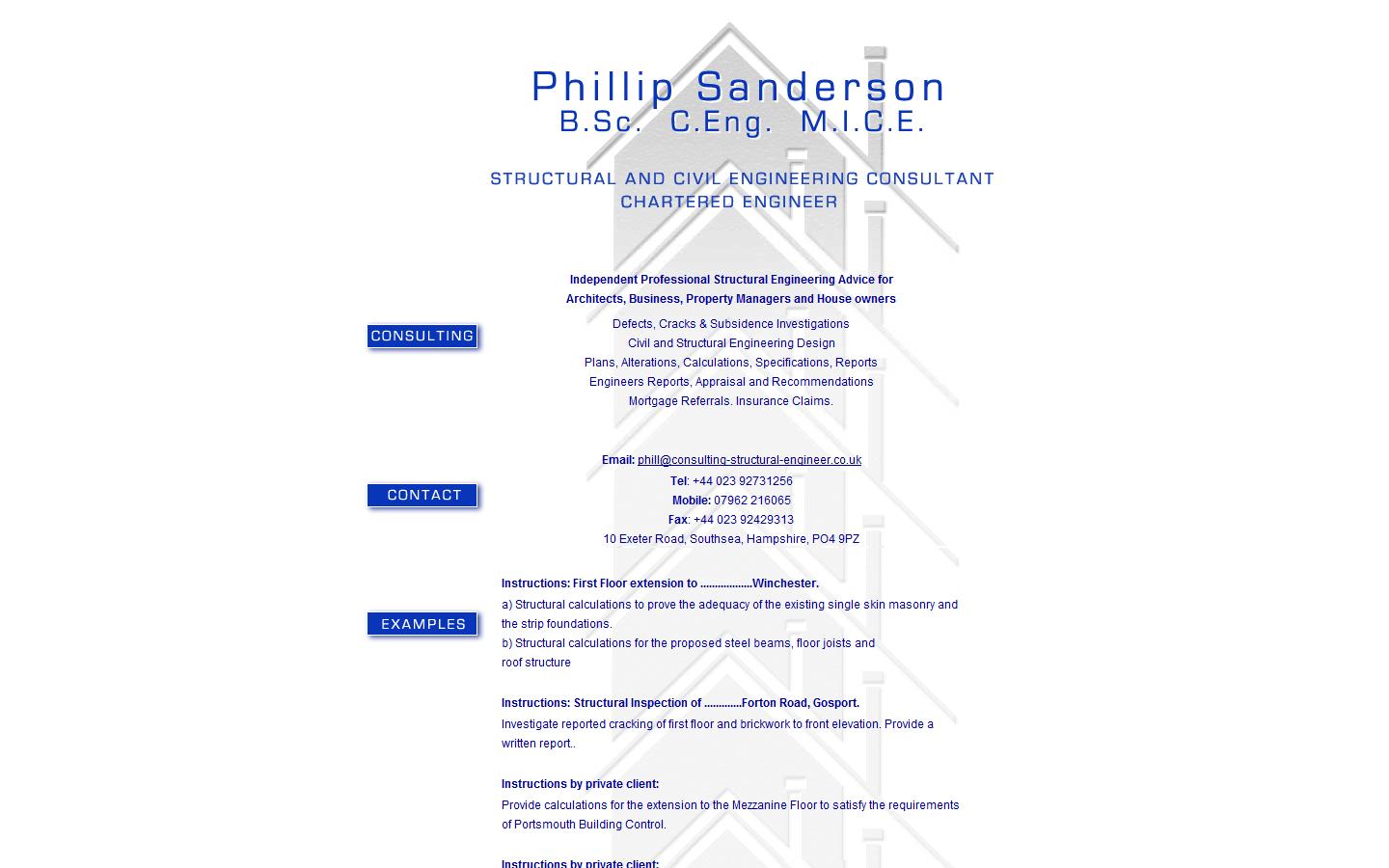 Phillip J. Beatham Chartered Architects  Website