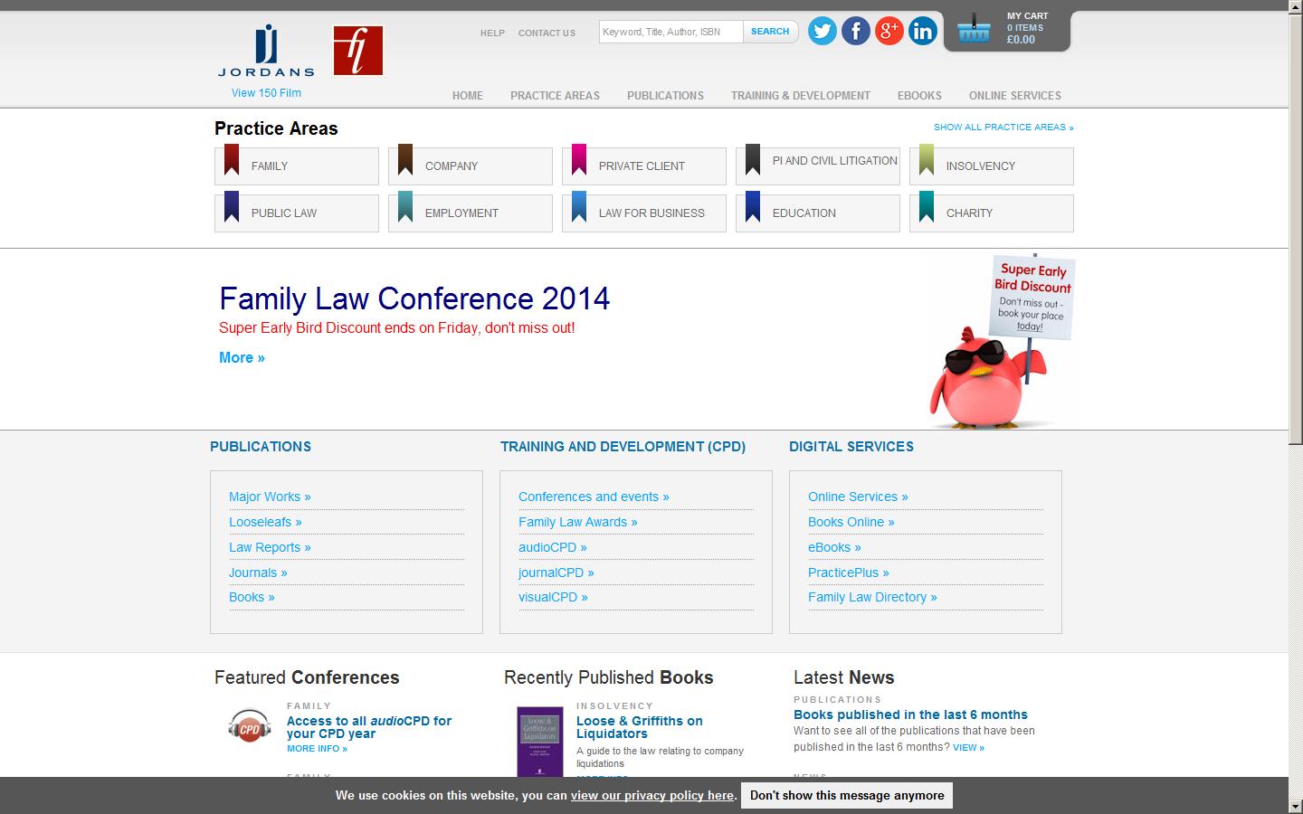 Jordan Publishing Ltd Website